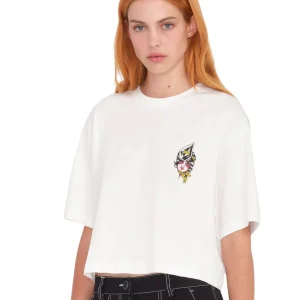 Camiseta Chica Volcom Drumstone - Star White
