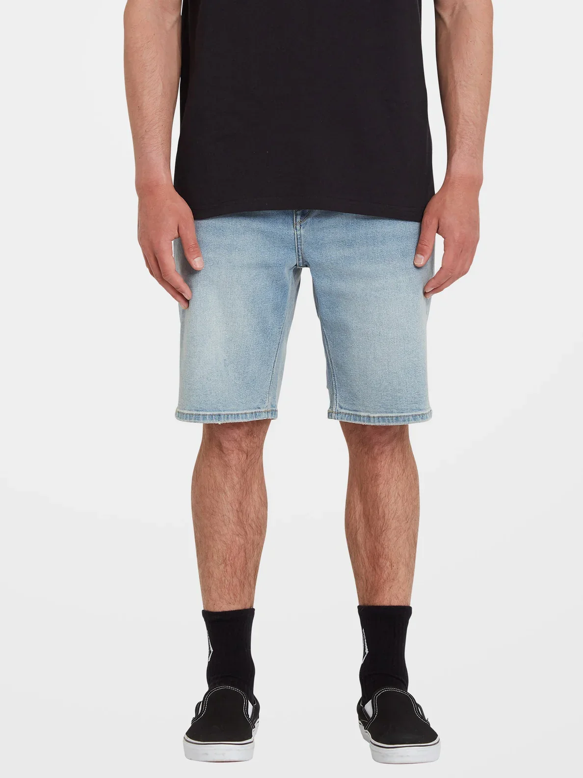 Pantalón Corto Volcom Solver Denim - Worker Indigo Vintage - Imagen 2
