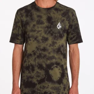 Camiseta Volcom Iconic Stone Dye Military