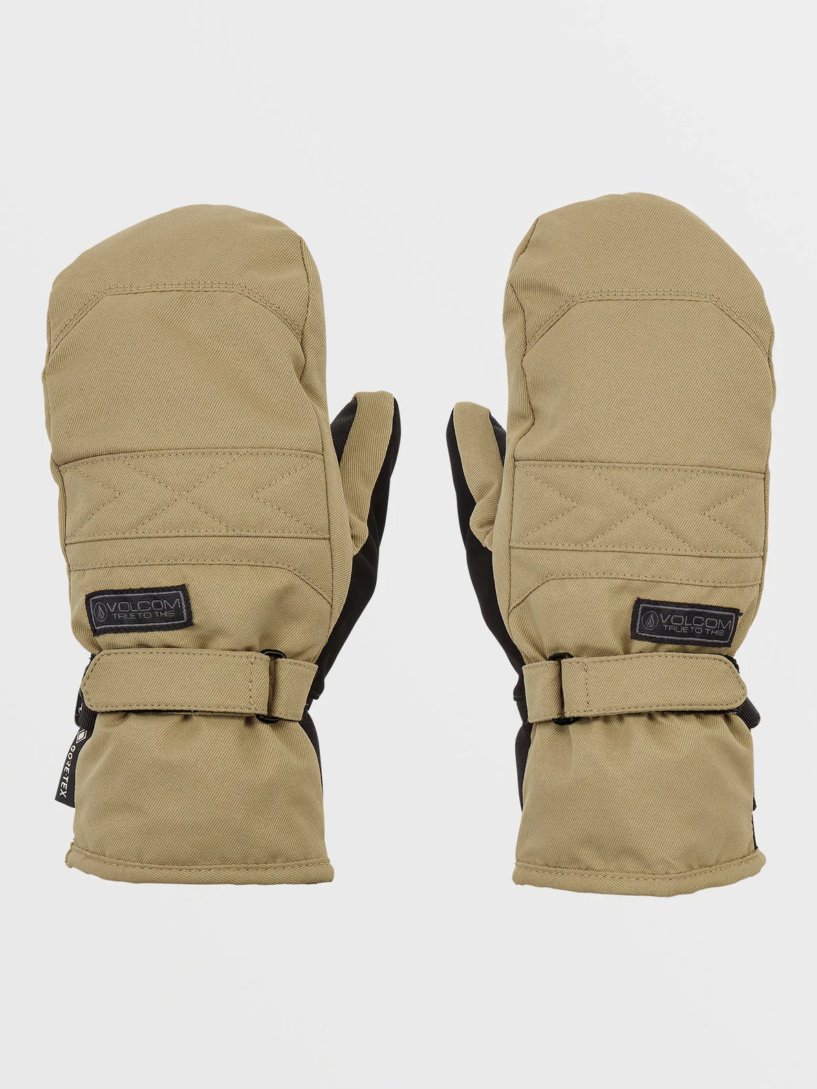 Manoplas Nieve Mujer Volcom Peep Gore-Tex Mitt - Dark Khaki - Imagen 2