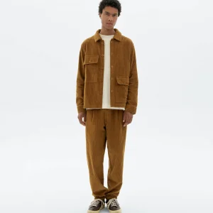 Sobrecamisa pana marrón Gabin