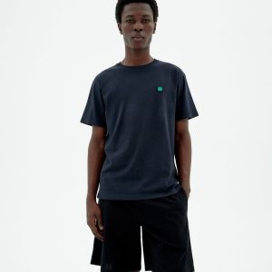 Camiseta navy sol espalda verde
