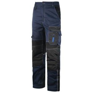 PANTALÓN ELÁSTICO MULTIBOLSILLOS BICOLOR