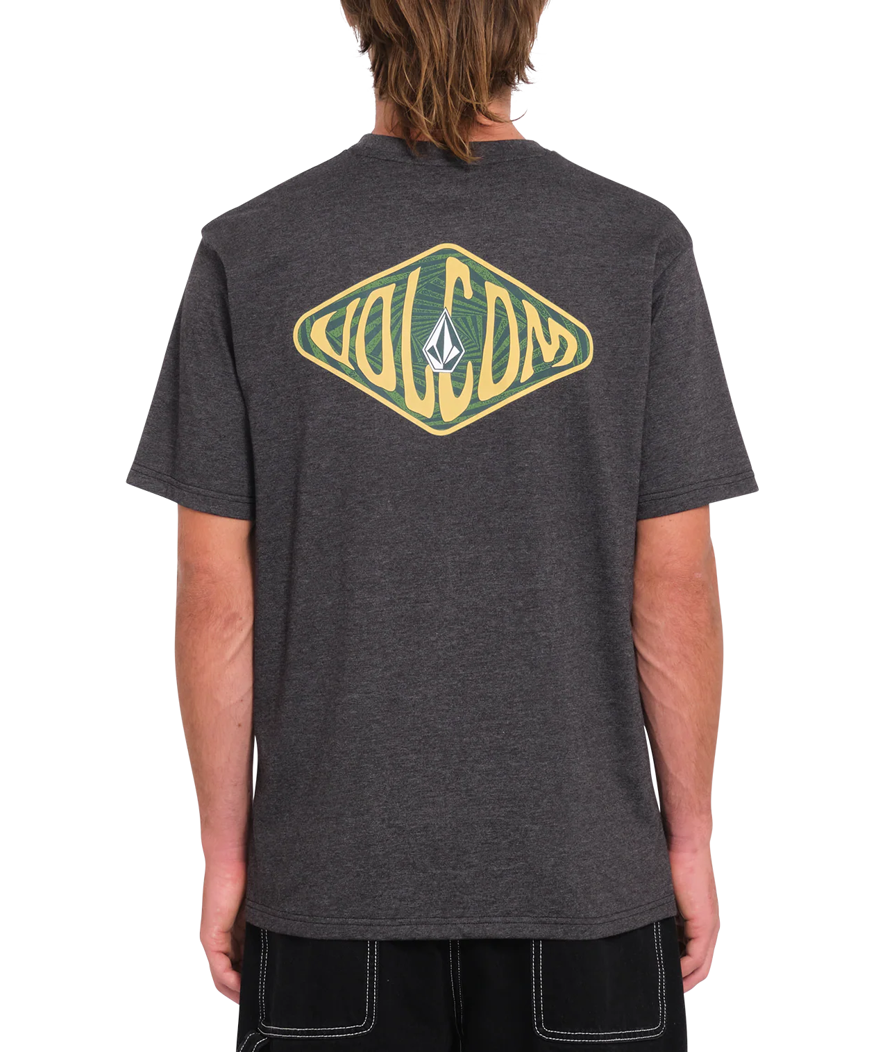 Camiseta de manga corta Volcom Voboxed Hth - Heather Black - Imagen 3