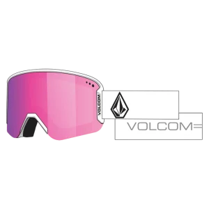Gafas de nieve Volcom Garden 2 Matte White - Pink Chrome